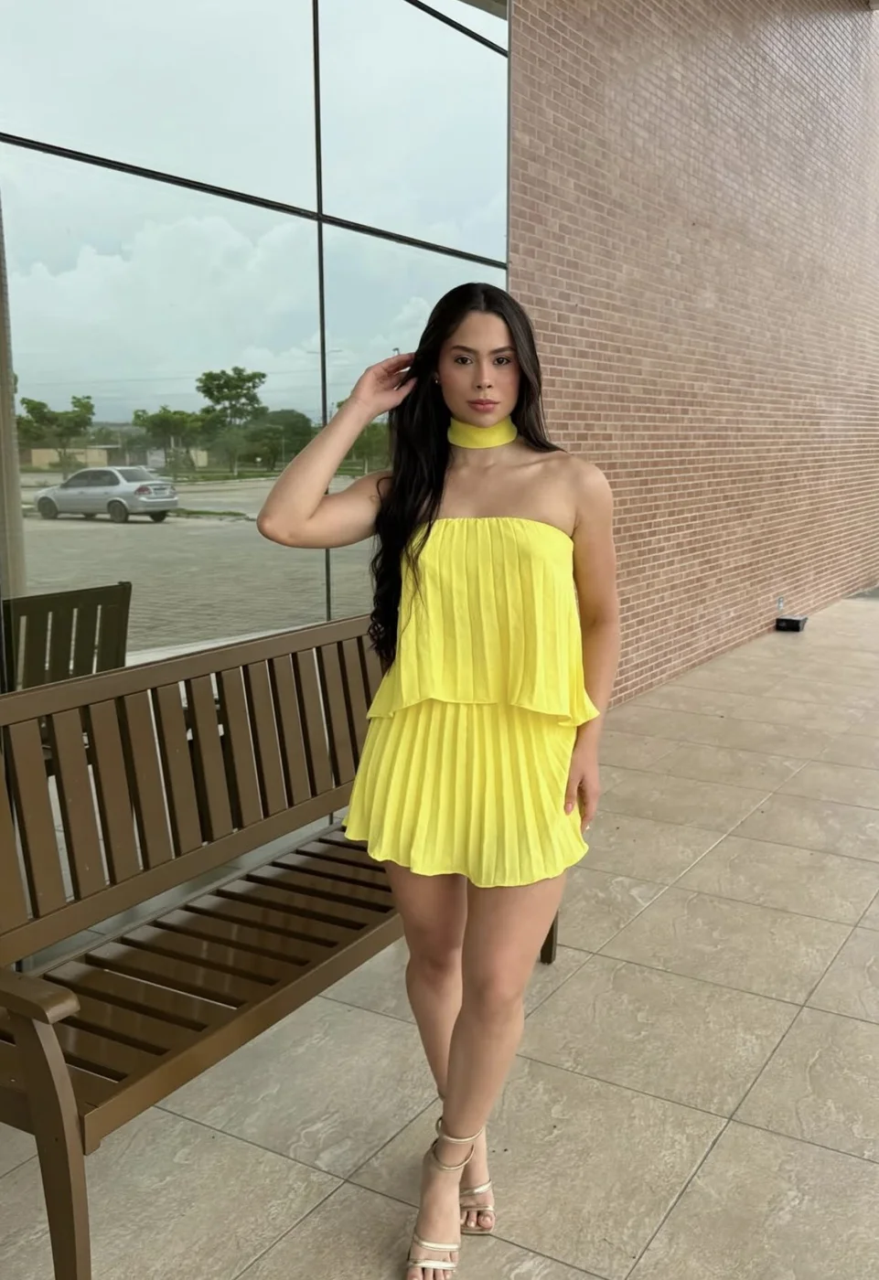 Conjunto Solar amarelo